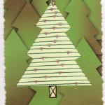 Paper Embroidery Christmas Tree with Beads